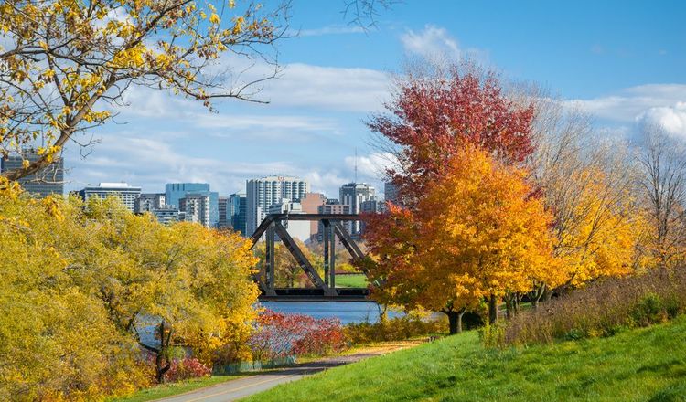 Ville d'Ottawa en automne