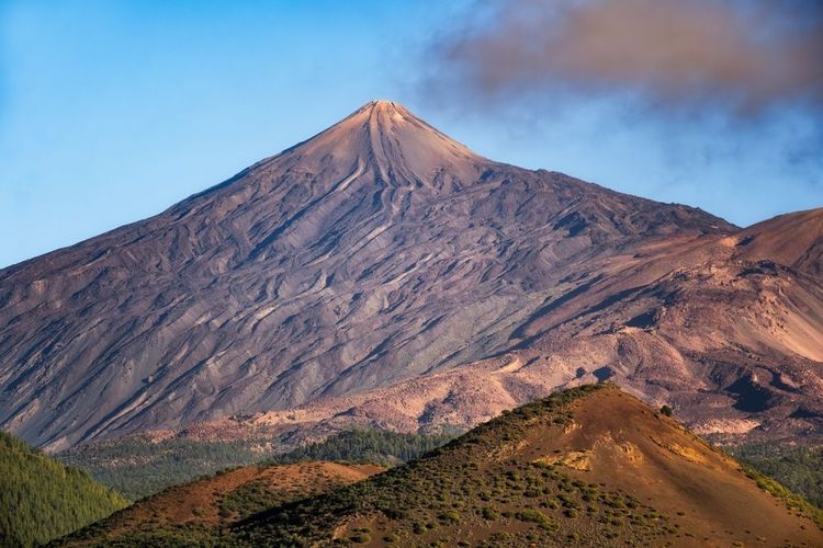 Vue panoramique du pic volcanique du Teide