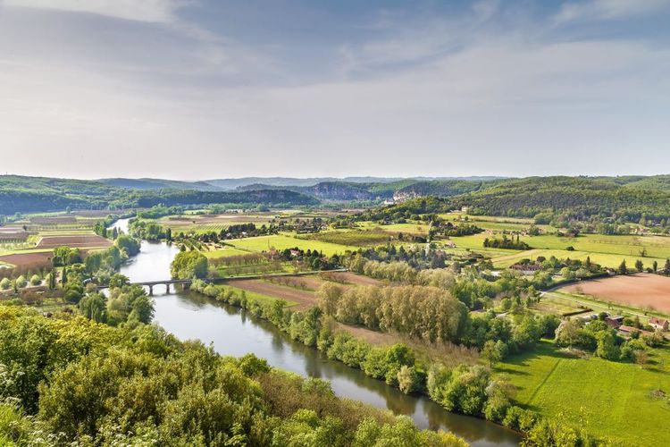 Vue sur la vallée de la Dordogne