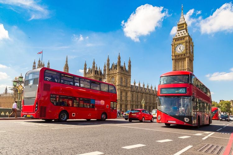 Vue sur le Big Ben depuis le Westminster bridge, Londres