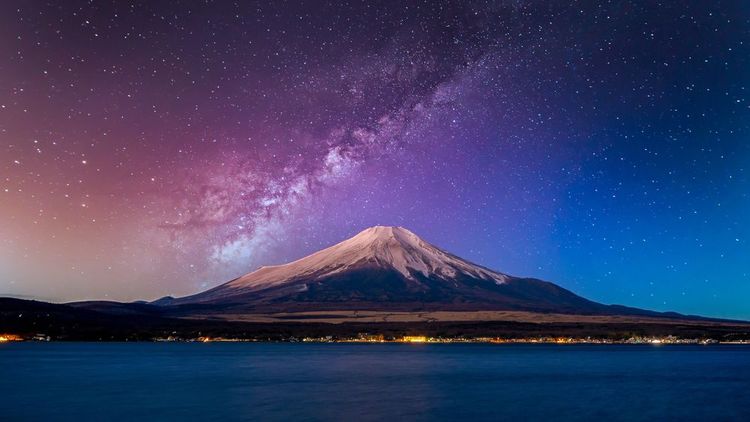 Le mont Fuji, Yamanashi, Japon