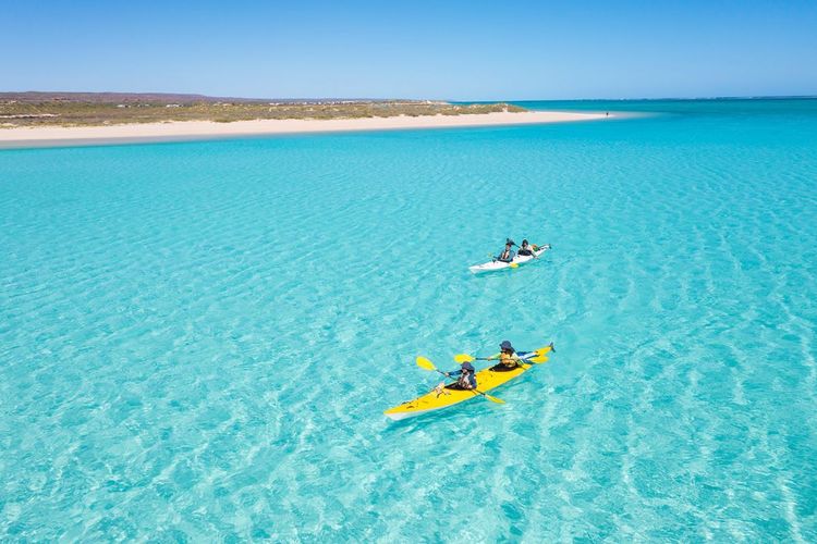 Kayaking dans le parc national de Cape Range