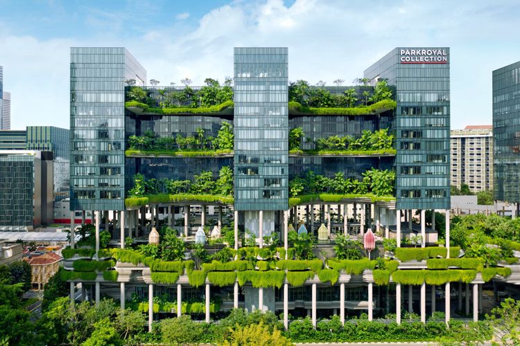 La façade du Artizen, Park Royal Pickering - @Office du tourisme de Singapour
