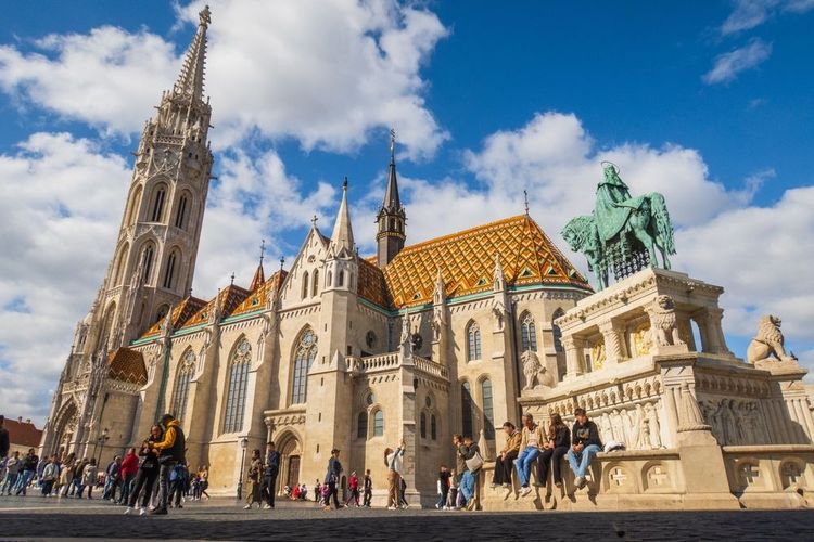 Eglise gothique à Budapest