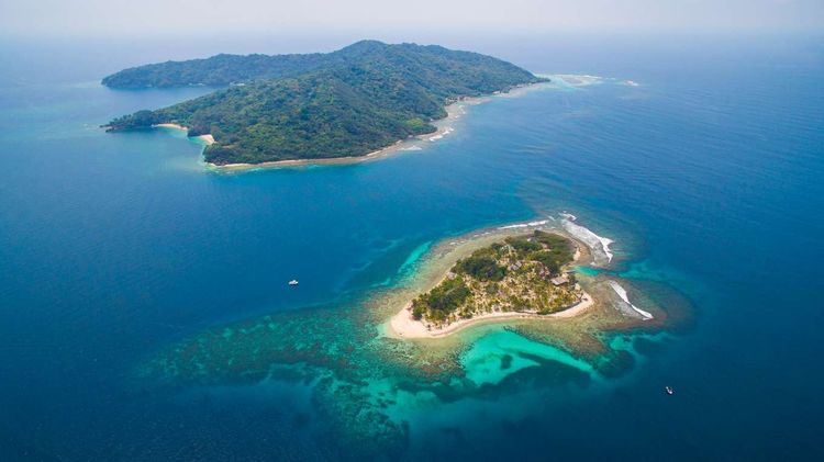 L'île de Lambay, se trouve l'île très touristique de Roatan @Privateislandsonline.com