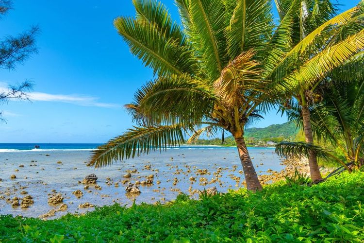 La plage Avarua Foreshore, sur les îles Cook