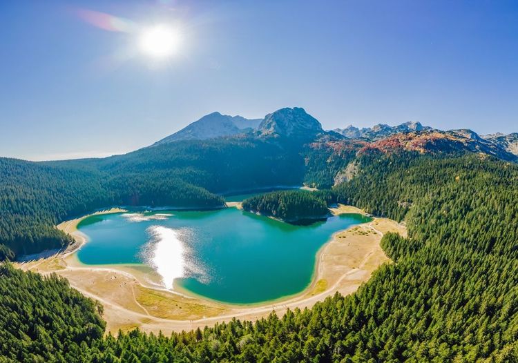 lac Noir dans le parc national Durmitor Monténégro
