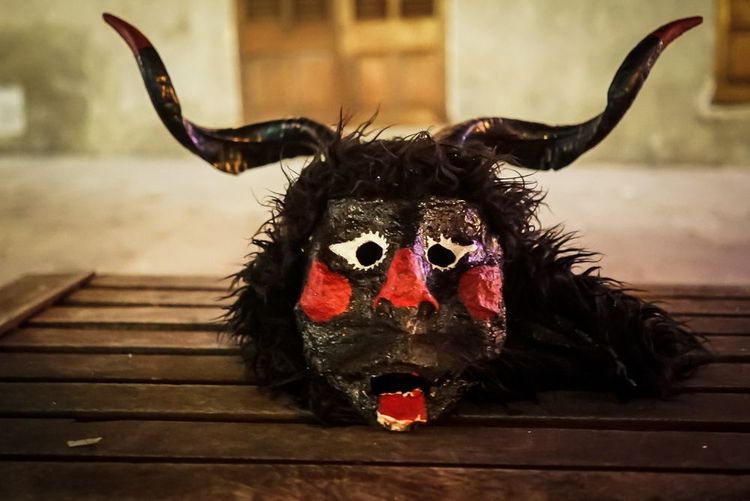 Le masque du diable le jour de Sant Antoni