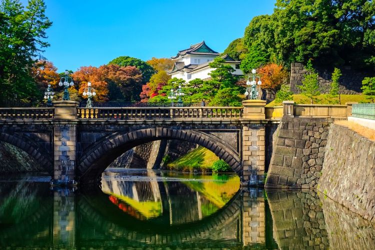 Vue sur le Palais Impérial, Tokyo
