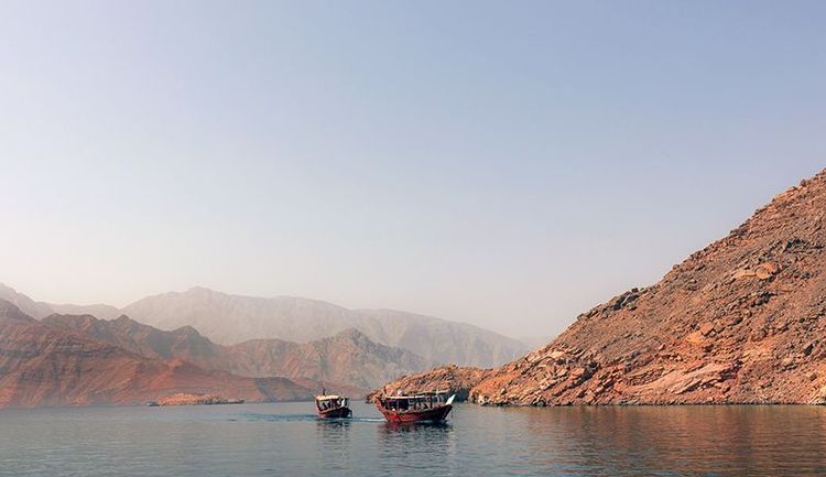 Excursion en dhow dans les fjords de Moussandam