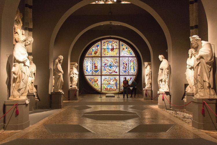 La galerie du musée de l'Œuvre de la Cathédrale