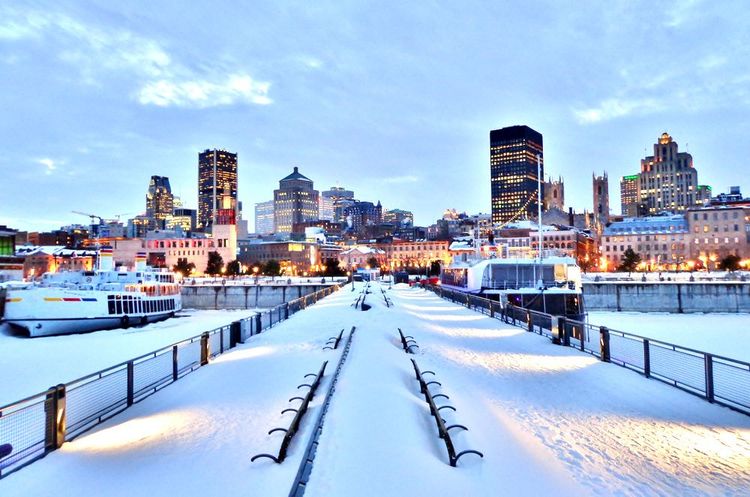 Montréal sous la neige
