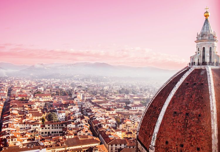 La cupola della cattedrale domina tutta Firenze_.