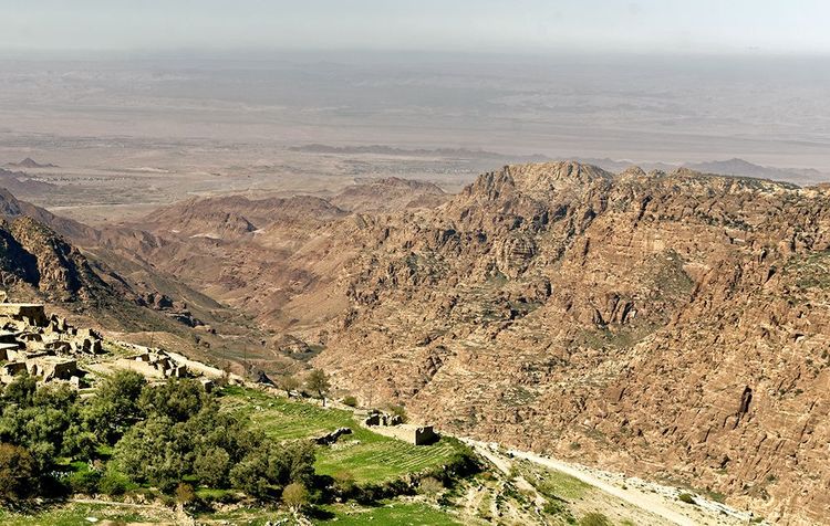 Vue générale sur la réserve de Dana
