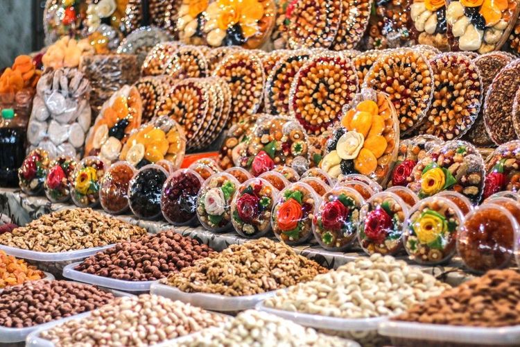 Sucreries diverses sur le Gum Market