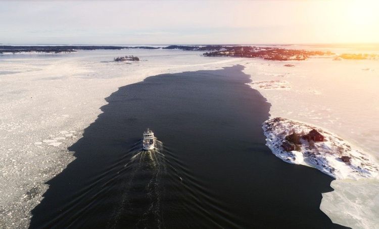 Le ferry pour Suomenlinna