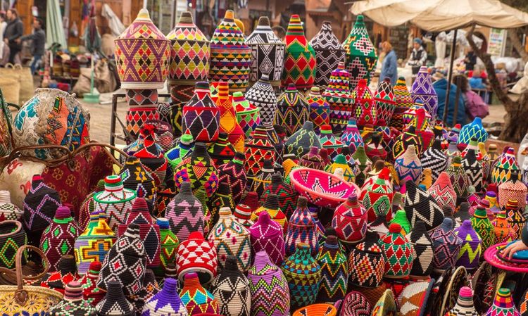 Les Souks, Marrakech, Maroc