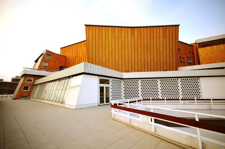 Le bâtiment moderne de la Berliner Philharmonie
