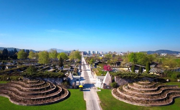 le cimetière de Žale, Ljubljana