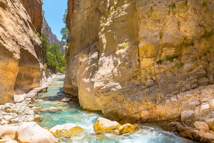 La gorge de Samaria, la Porte de Fer
