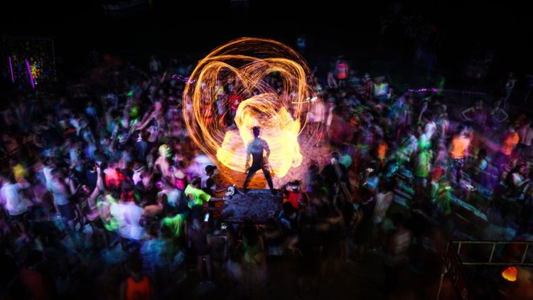 Full Moon Party, one of the craziest parties in the world