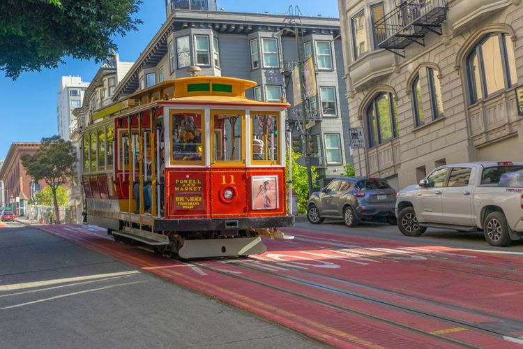 Le cable car de San Francisco