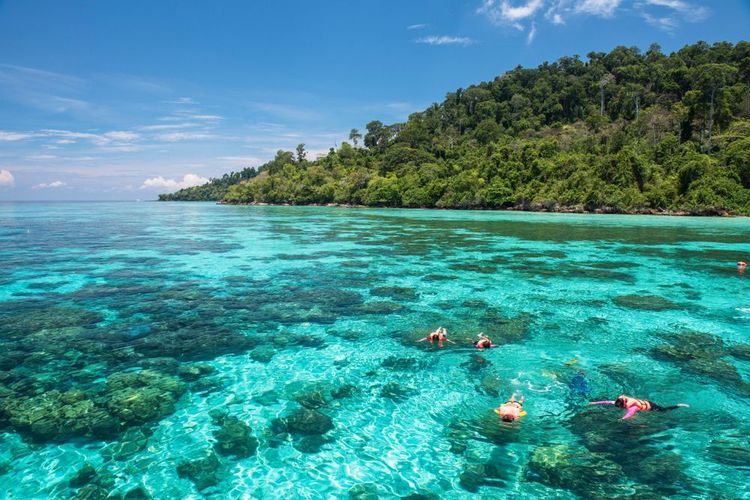 Baignade à Koh Rok