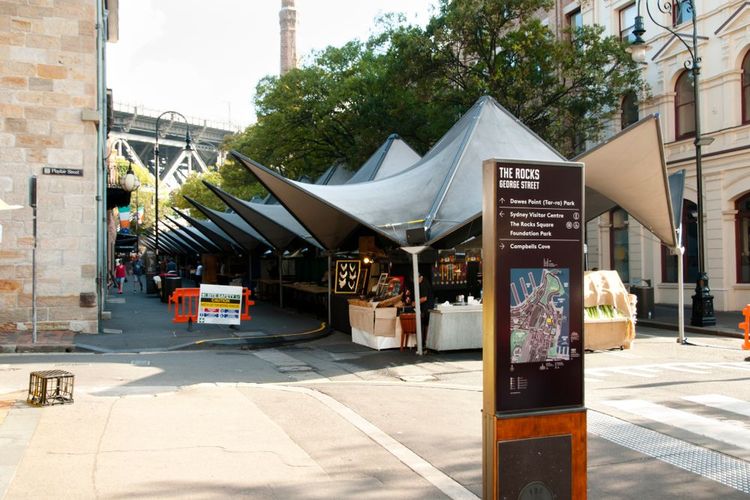 Le marché extérieur de The Rocks
