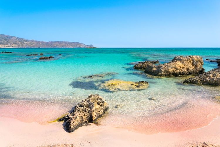 Elafonissi Beach, Crète