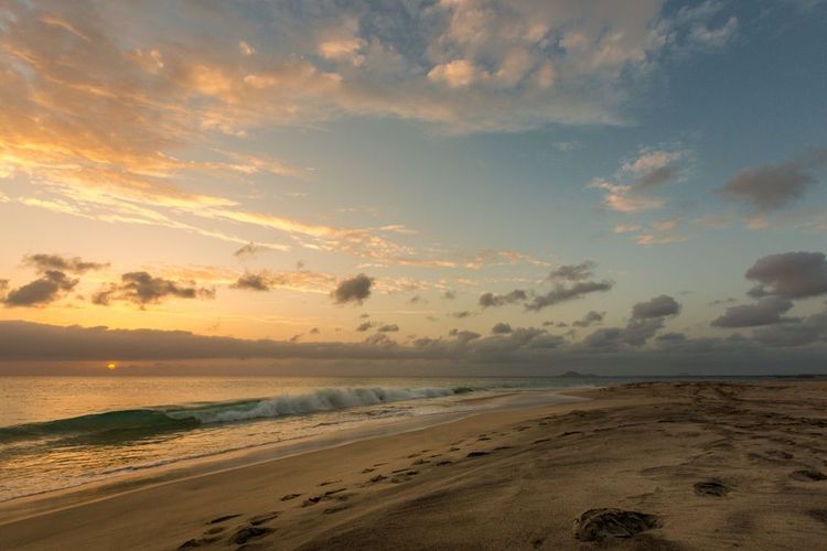  Coucher de soleil sur l'île de Sal, Cap Vert