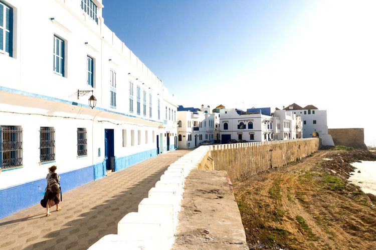 La ville d'Asilah, sur la côte atlantique
