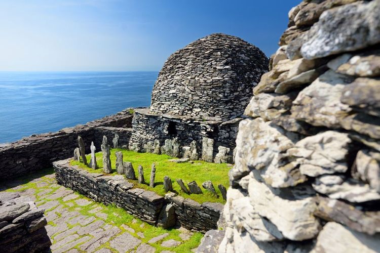 Les ruines des monastères de Skellig Michael.