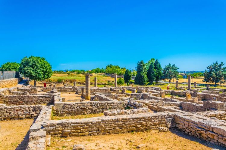 Les ruines de Pollentia