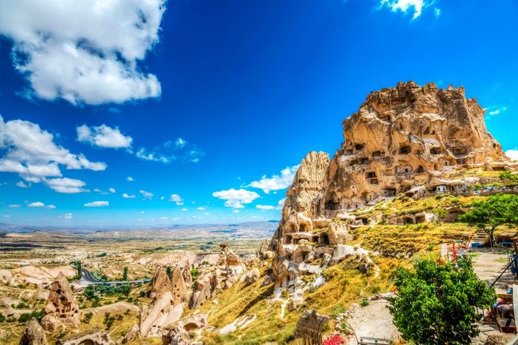 Le château de Uchisar, en Turquie