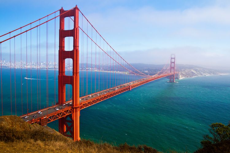 El puente Golden Gate en San Francisco, California