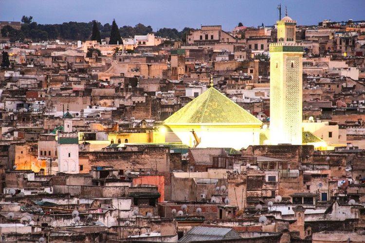 Zaouia de Moulay Idriss et ses illuminations nocturnes