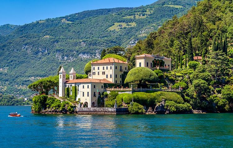 La Villa del Balbianello, sur le lac de Côme, à Lenno.