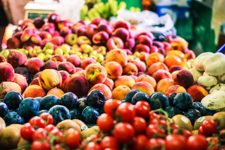 Fruits sur le marché de La Valette