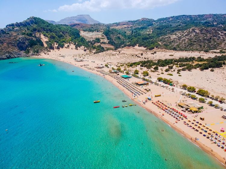 Plage de Tsambika, Rhodes