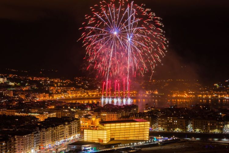 Feu d'artifice de la Semana Grande, Grande Semaine