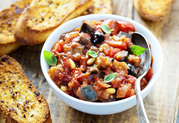 La caponata, cousine de notre ratatouille