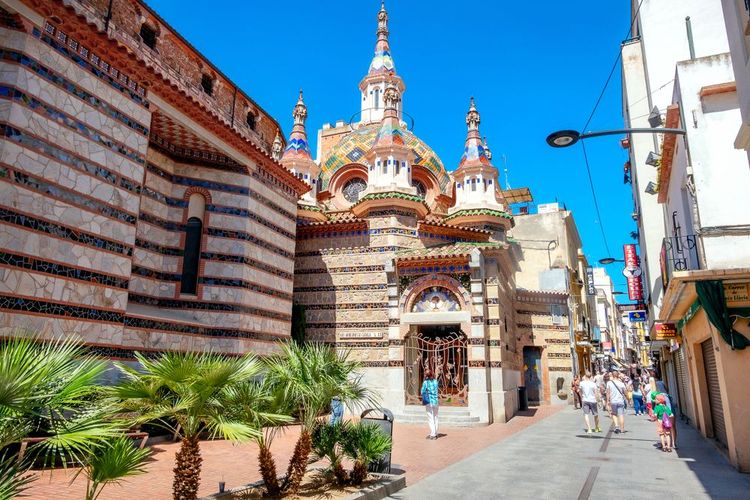 L'église de Santa Roma dans la ville de Lloret de Mar
