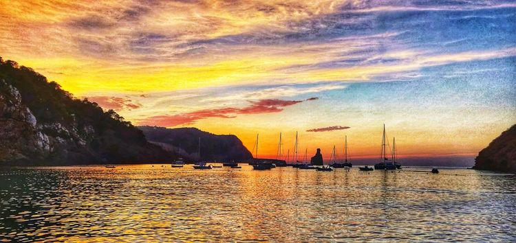 Coucher de soleil à Benirrás
