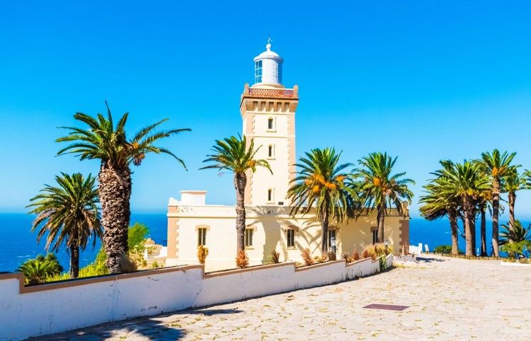 Arrêt au phare du Cap Spartel