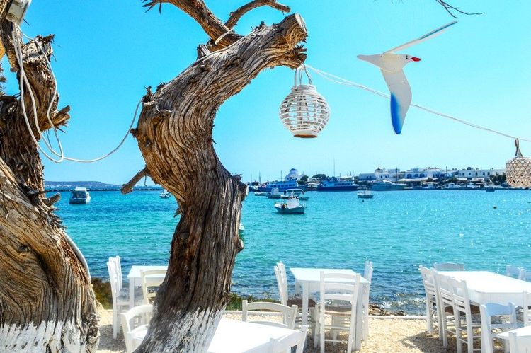 Certaines terrasses de restaurant donnent directement sur la mer