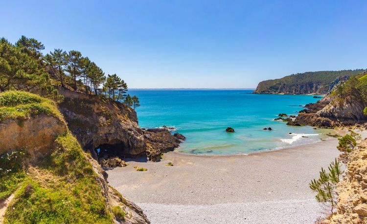 La crique de l'île Vierge
