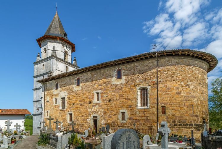 Ainhoa, l'église Notre-Dame de l'Assomption