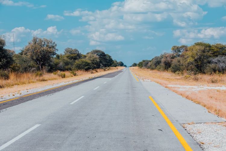 Caprivi Strip ou « le boulevard des lions », Namibie