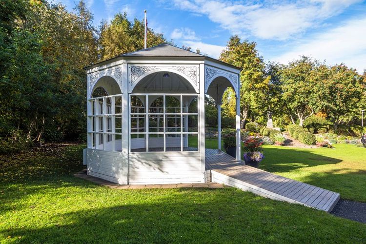 Le kiosque à musique du jardin botanique d'Akureyri