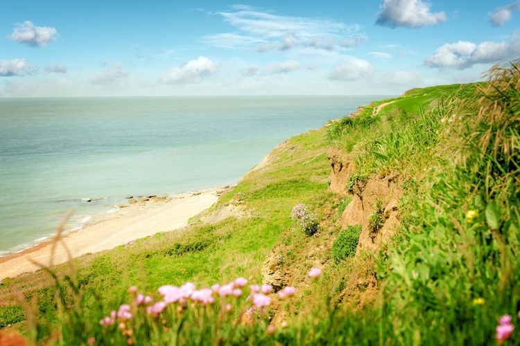 La côte d'opale dans le nord de la France